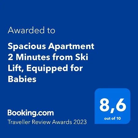 Spacious 2 Minutes From Lift, Equipped For Babies Apartment